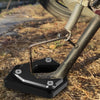 Kawasaki Kickstand Side Stand Plate Pad Aluminum Alloy Black