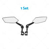 Bicycle Bike 20-24mm Handlebars Rear View Mirror