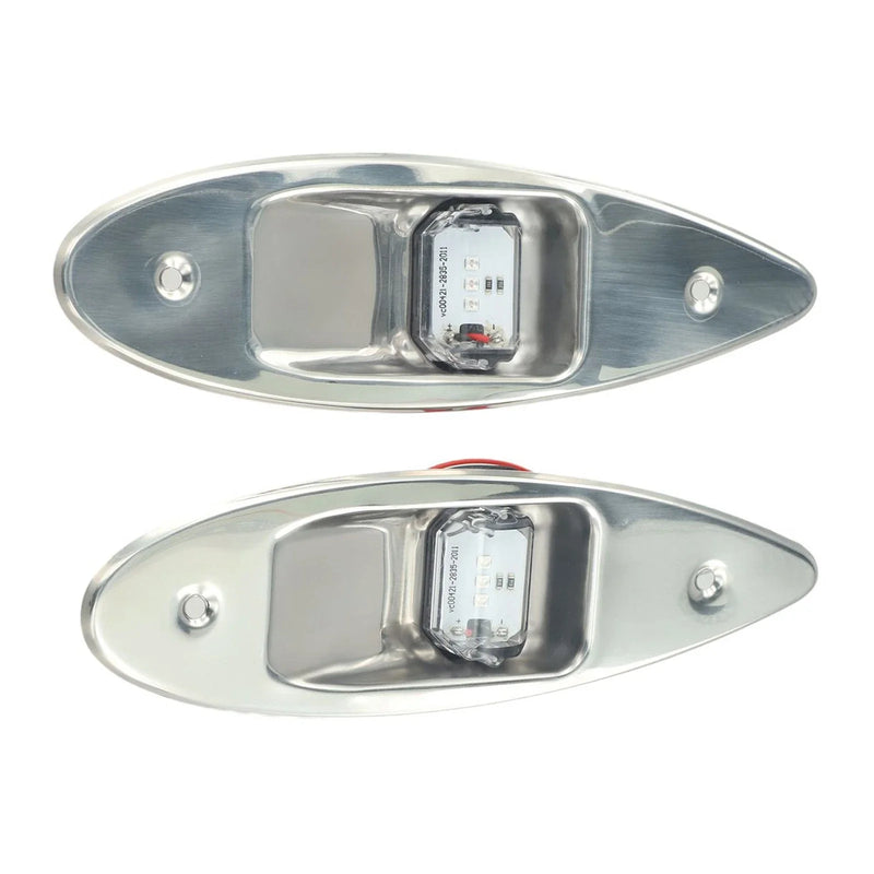Car Side Navigation Lamp 2x Vertical Mount 12V