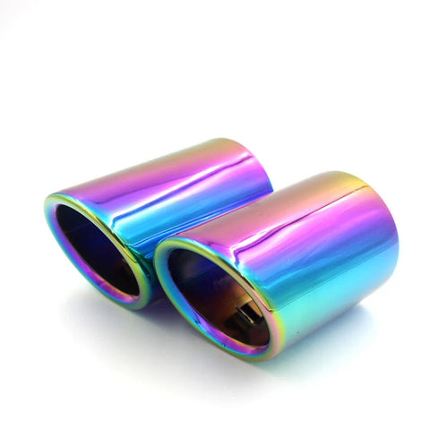 Toyota Camry 2018 2019 Pair Rear Stainless Steel Exhaust Muffler End Tip Fit