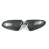Smart Fortwo 2009-2014 Real Carbon Fiber Add-on Side Mirror Shell Cover Caps