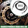 Motorcycle Braided Hydraulic Brake Line 160cm