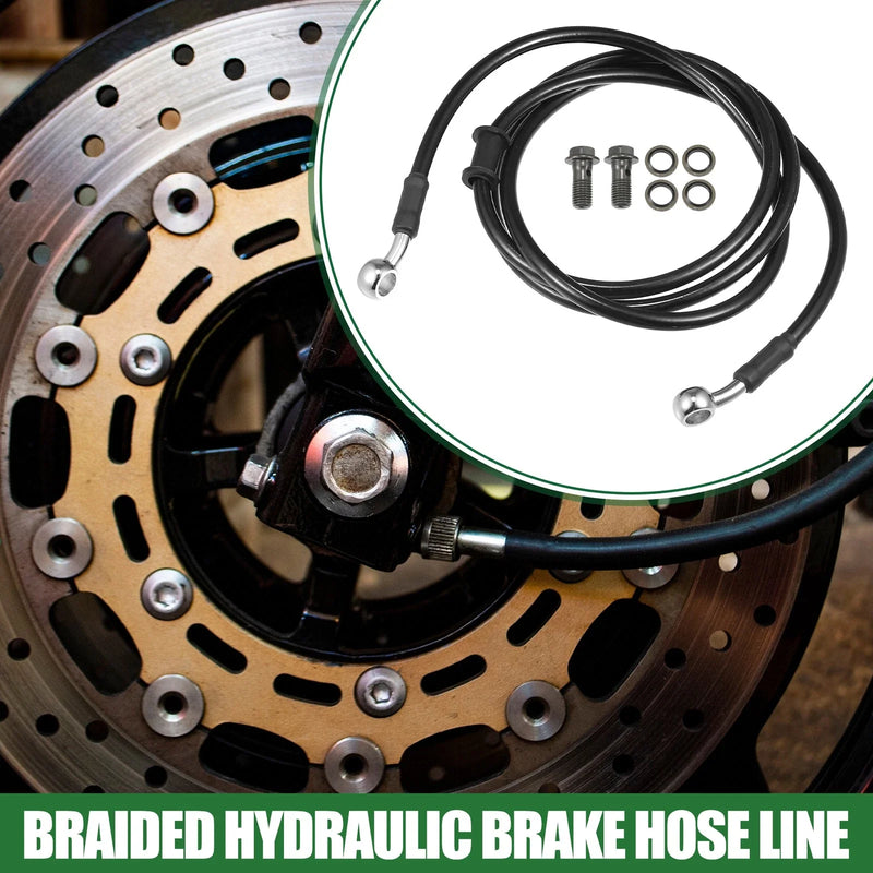 Motorcycle Braided Hydraulic Brake Line 160cm