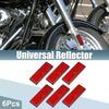 Motorcycle Bicycle 6pcs / Rectangular / Safety Spoke Reflective Reflector