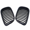 BMW E39 525i 528i 530i 540i M5 Matte Black Front Hood Kidney Grille (1997-2003)