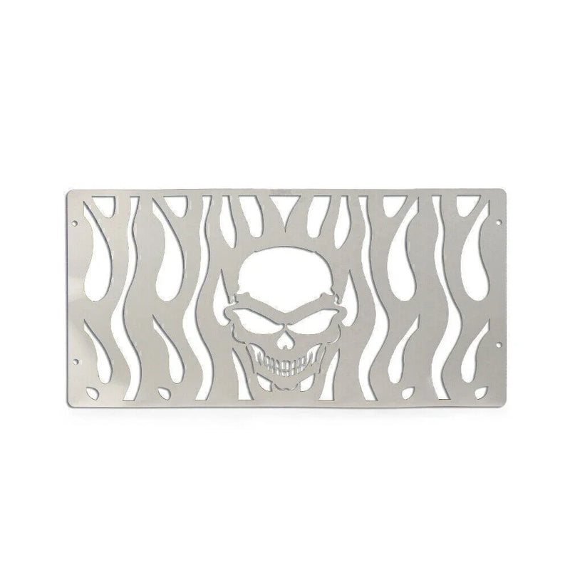 Honda GL1500 (All Years) Stainless Skull Radiator Grill Guard Cover