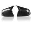 Tesla Model Y 2021-24 LHD Real Carbon Fiber Stick-on Side Mirror Caps Cover
