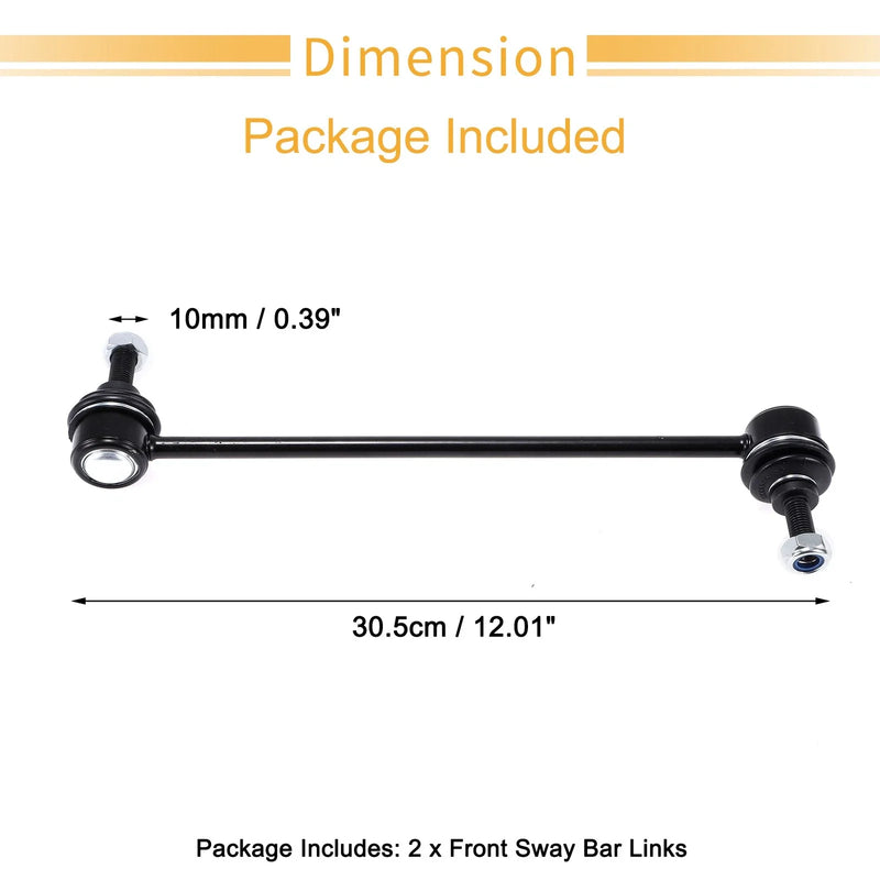 Jeep Patriot Front Stabiliser Sway Bar Link Set with Bushing (2007-2017)