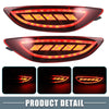 Hyundai Accent Rear Bumper Reflector LED Fog Brake Turn Signal Light (2012-2017)