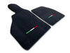 Ferrari F8 Spider Black Tailored Carpets Set with Emblem Floor Mats