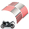 Kawasaki Ninja 1000 250 300 17" Rim Stripes Wheel Tape Decals Red (2011-2023)
