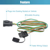 Chevrolet Traverse 4 Pin 4 Way Trailer Wiring Harness (14 - 17)