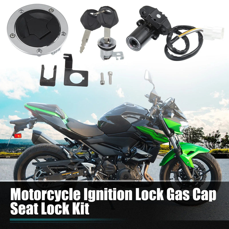 Kawasaki Z1000SX Ninja 1000 3 x Ignition Switch Gas Fuel Tank Cap Seat Lock