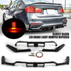 BMW M3 M4 Glossy Black Rear Bumper Diffuser Lip with Lights (2015-2020)