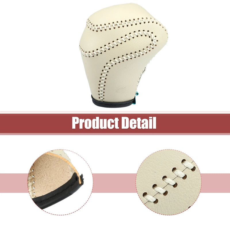 Toyota Land Cruiser Prado Beige Gear Shift Knob Cover (2003-2023)