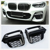 BMW X3 X4 G01 G02 2 x Front Fog Light Frame Covers (2018-2021)