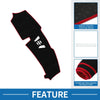 BMW X5 Sun Protector Pad Black Red Dashboard Dash Cover Mat (2023-2024)