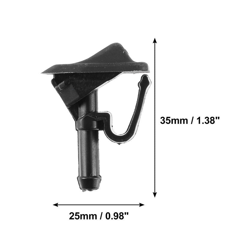 Jeep Wrangler 2 x Front Windshield Washer Nozzles (2002-2012)