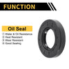 Vehicle Oil Seal / 40x75x12mm / Seal Ring Rotary Shaft NBR Black /