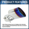 Honda Civic Slant Exhaust Tip 2.3" Inlet (2016-2019)