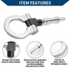Honda S2000 20.4cm Metal Towing Hook Ring Tow Hook (2000-2009)