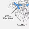 Ford 2-Valve Engines Valve Spring Compressor Tool (2000-2010)