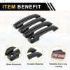 Toyota Tundra 4pcs Carbon Fiber Exterior Door Handle Covers (2007-2020)