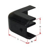 Various Models Gunwale Corner Cap Plastic Black 42mm x 32mm Angled