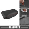 Honda Civic Black Armrest Cover Pad Red Stitches (2016-2021)