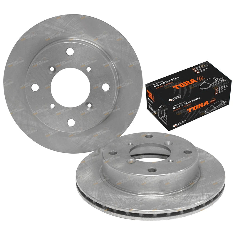 Suzuki Alto SH410 Front Brake Rotor + Disc Pads Set (1995 - 1999)