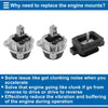 BMW 520I 3 Pcs Engine Motor Mounts (2014-2016)