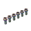 Motorcycle Bicycle 6pcs M6x40mm Titanium Torx Head Flange Bolts