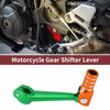 Bosuer M5 Green / Orange / Silver Tone Folding Motorcycle Gear Shift Lever