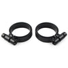 Harley XL Ironhead Sportster Black Exhaust Port Clamps (1957-1985)