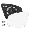 Mercedes-Benz C-Class Heated Left Rearview Mirror Glass (2015-2023)