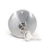 GN125 76mm Diameter Metal Motorcycle Fuel Tank Gas Cap Cover 2 x Keys