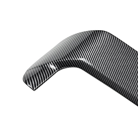 VW Polo MK6 Carbon Look Rear Boot Spoiler Lip (2019-2025)