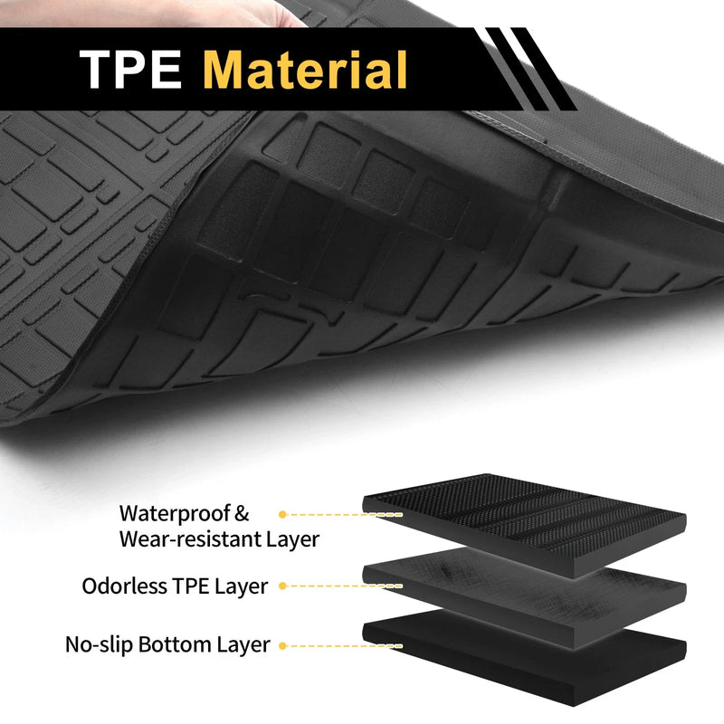 Chevrolet Traverse Checkered Cargo Liner Rear Trunk Mat (2018 - 2023)