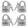 Stainless Steel Marine Padlock 40mm 4 Pack Keyed Alike