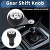 Citroen C3 (2002-2011) Plastic Faux Leather 5 Speed Gear Shift Knob