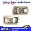 Interior Door Handle Cream Pair Fits Nissan Frontier Navara D22 UTE 1998-05 D06