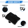 Mercedes-Benz R320 (2007-2009) Black Rear Bumper Tow Hook Eye Hole Cap
