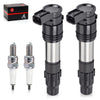 Kawasaki Z650 / ZR900 / ZR800 / Z900 2Pcs Ignition Coils & Iridium Spark Plugs