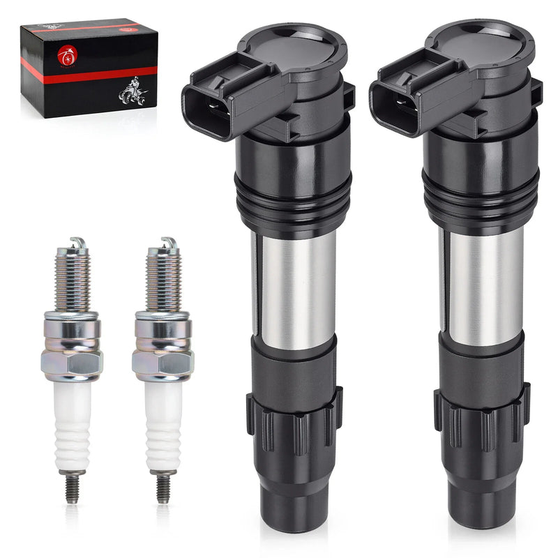 Kawasaki Z650 / ZR900 / ZR800 / Z900 2Pcs Ignition Coils & Iridium Spark Plugs