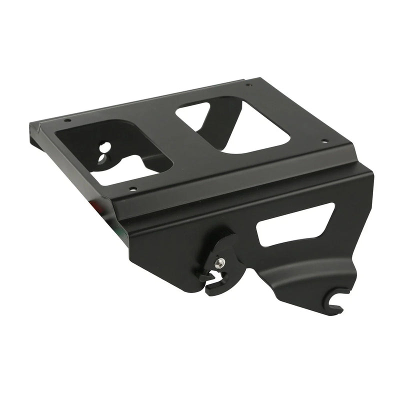 Harley Touring Street Glide Black Quick Detachable Solo Mount Rack (2009-2013)