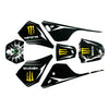 Yamaha Peewee 80 3M Monster Decals Graphics Stickers