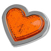 Car - Compatible with Various Models Heart Shaped Side Marker Light Assembly