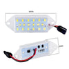 Mitsubishi Lancer EVO VIII IX X White LED License Plate Light (2003-2015)