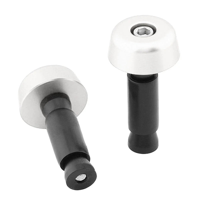 Universal Motorcycle 0.5in Handlebar Hand Grips & End Caps (All Years)