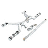 Harley V-Rod Muscle Chrome Aluminum Footrest Pedal Bracket Set (2002-2017)
